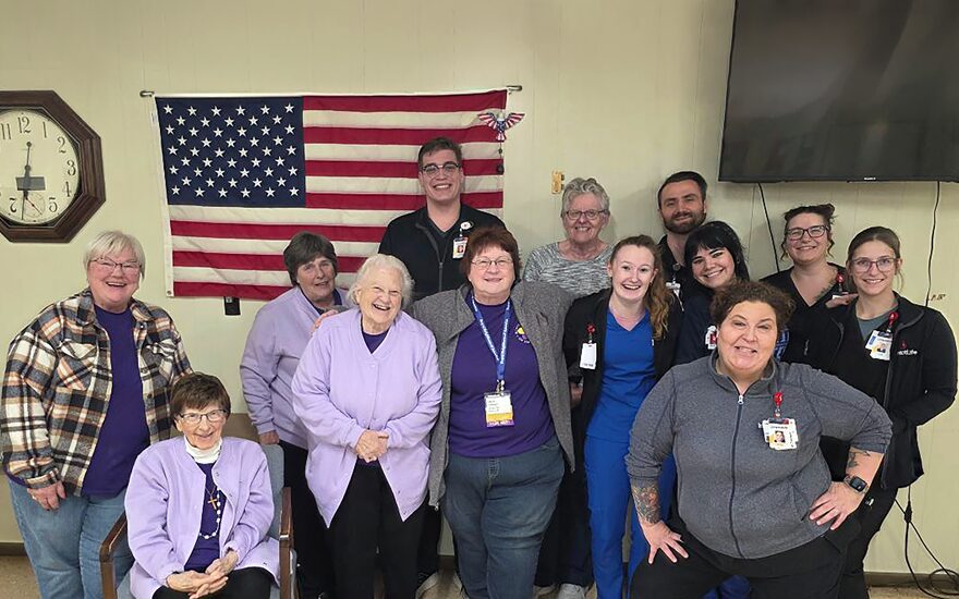 Large group of happy people.